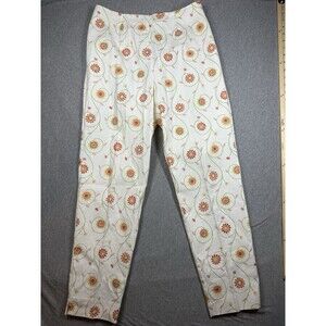 Charlotte Kellogg Palm Beach - Floral pants Made In‎ USA Size 6
